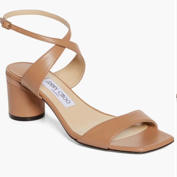 JIMMY CHOO  Jago Ankle Strap Sandal Women’s Size 7US / 37EU - Picture 1 of 3